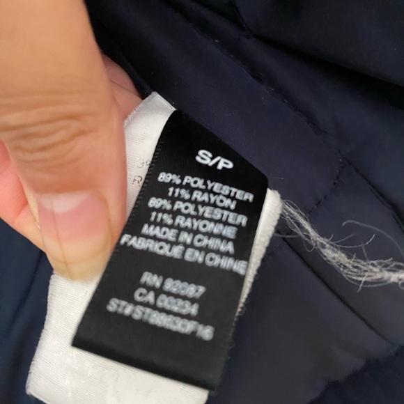 Sak’s fifth avenue - navy men’s winter puffer jacket coat small - Picture 3 of 5